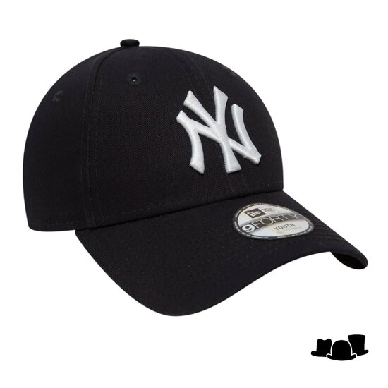 new era baseball youth cap 9forty new york yankees navy white
