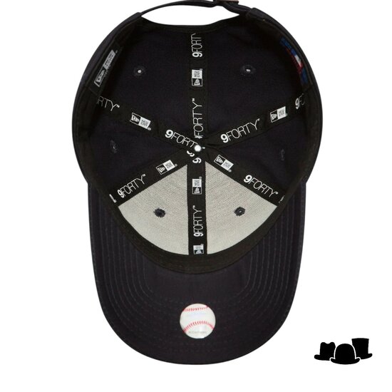 new era baseball youth cap 9forty new york yankees navy white