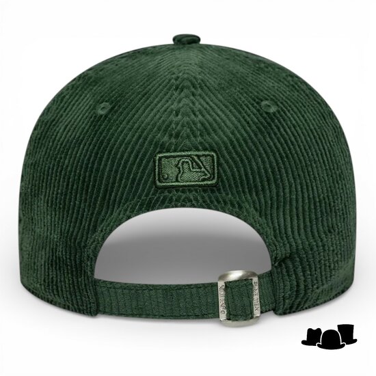 new era baseball cap 9forty cord new york yankees dark green