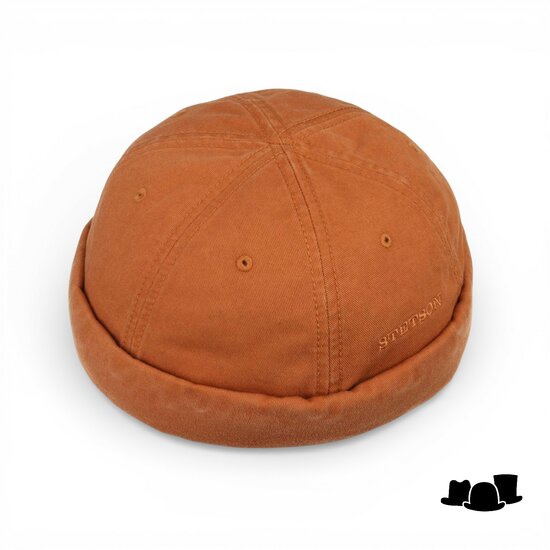 stetson docker cotton burnt orange