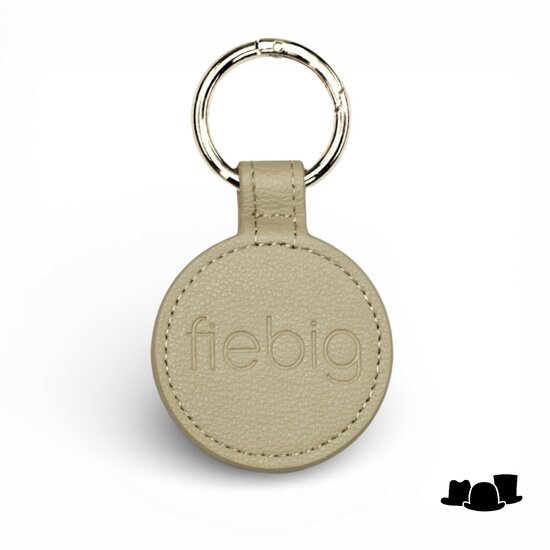 fiebig magnetisch hoeden clip leder beige