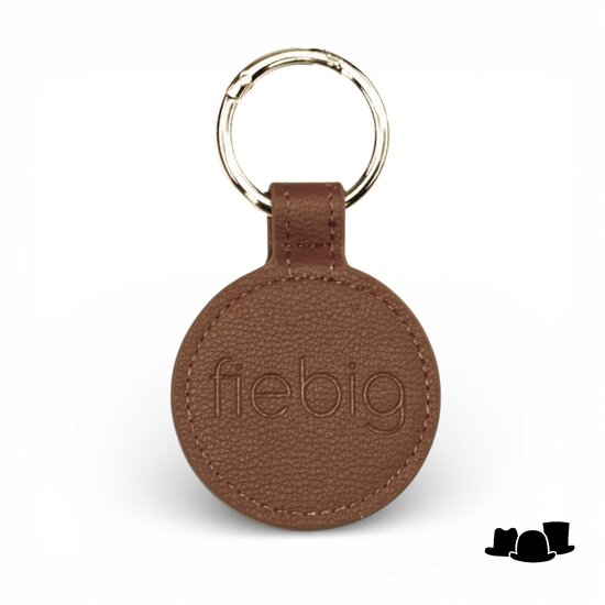 fiebig magnetisch hoeden clip leder cognac