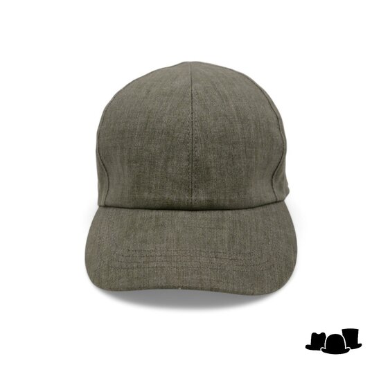 wigens baseball classic cap libeco linnen washed olive