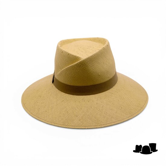 jos van dijck brede rand fedora vivien cellulose camel