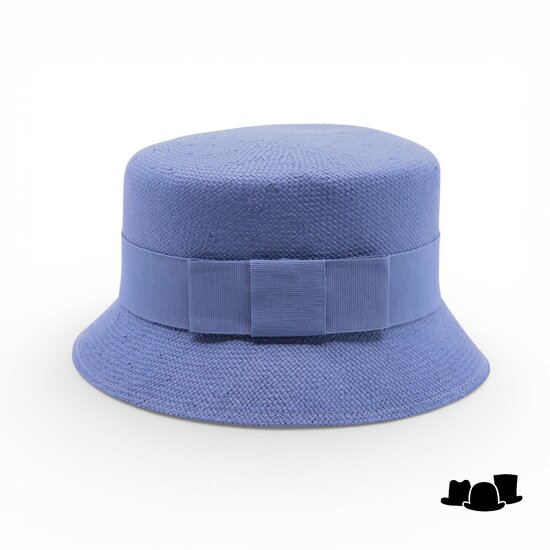 jos van dijck bucket hat valerie cellullose blauw