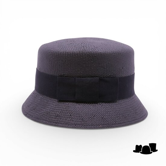 jos van dijck bucket hat valerie cellullose zwart