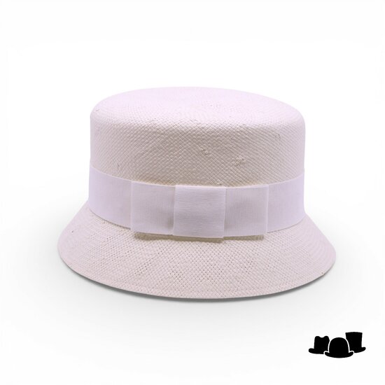 jos van dijck bucket hat valerie cellullose wit