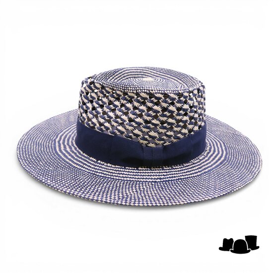 jos van dijck fedora panama vio naturel en navy