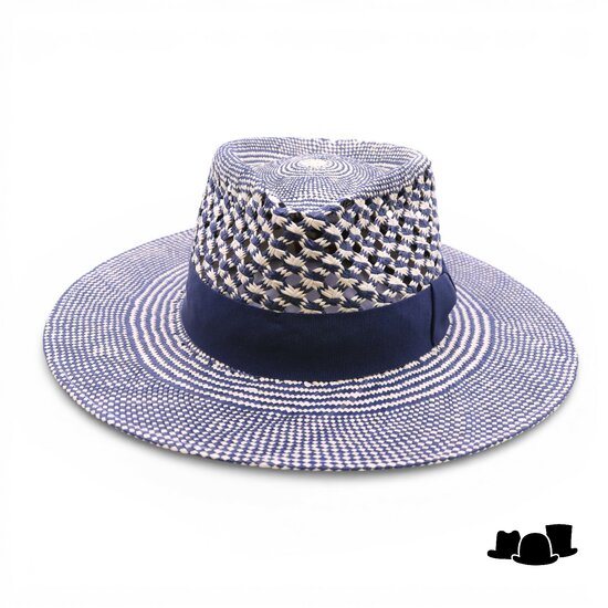 jos van dijck fedora panama vio naturel en navy