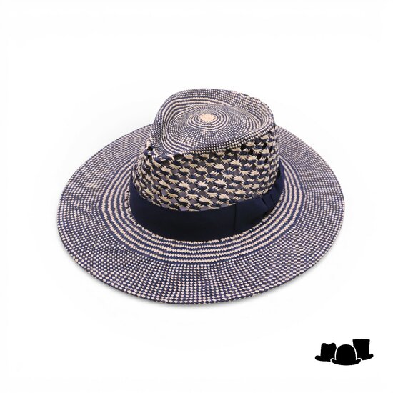jos van dijck fedora panama vio naturel en navy