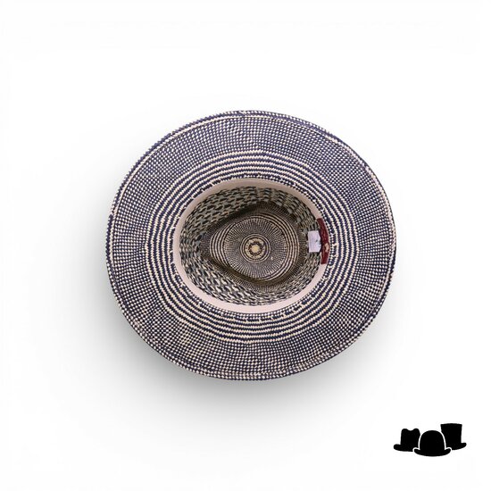 jos van dijck fedora panama vio naturel en navy