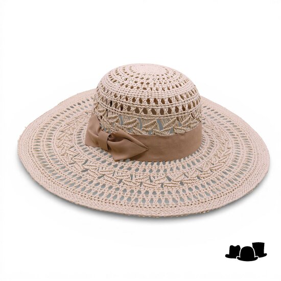 jos van dijck brede rand flaphoed verena cellulose naturel