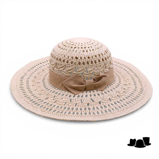 jos van dijck brede rand flaphoed verena cellulose naturel