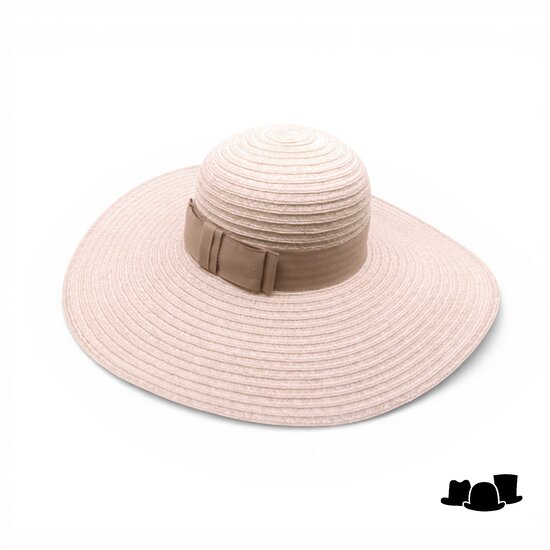 jos van dijck brede rand hoed vanessa canapa champagne