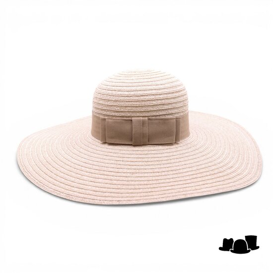 jos van dijck brede rand hoed vanessa canapa champagne