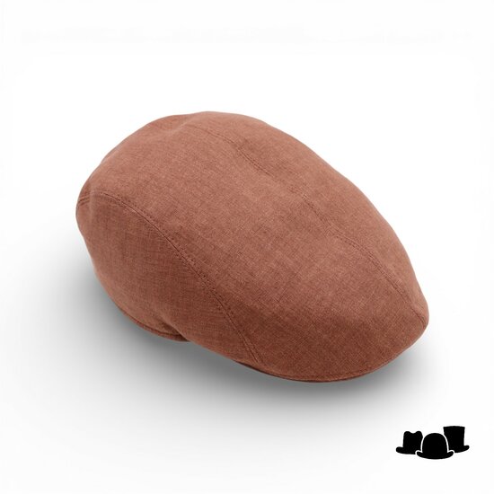 wigens ivy modern cap split libeco linnen rust