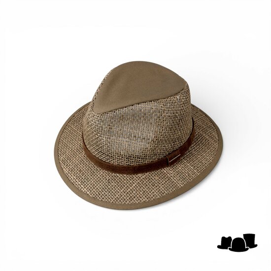 stetson outdoor fedora medfield seagrass natural