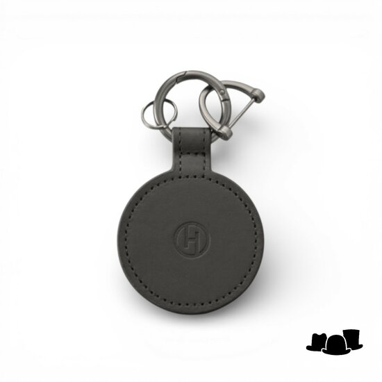 house of ord magnetisch hoeden clip leder zwart