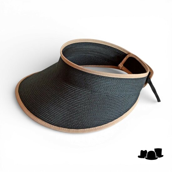 house of ord visor lili flexibraid black and tan