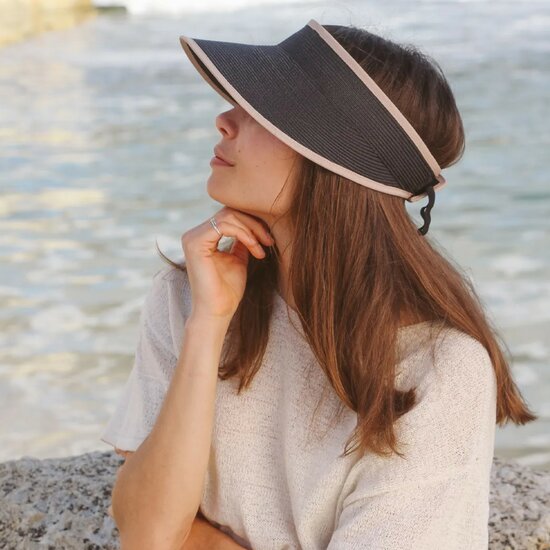 house of ord visor lili flexibraid black and tan