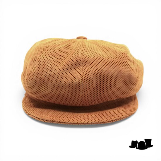 alfonso deste ballonpet krizia suede pinhole ochre