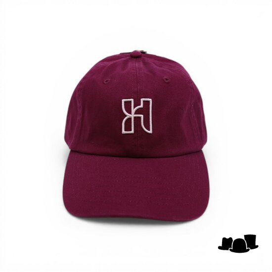 hatland baseball cap katoen ezra bordeaux