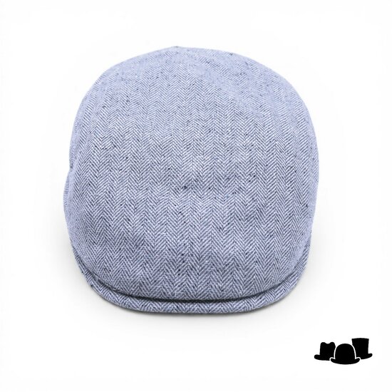 city sport ivy pet crossover 92 summer tweed zijde visgraat lichtblauw