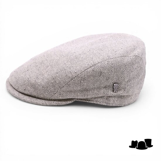 city sport ivy pet crossover 92 summer tweed zijde visgraat lichtgrijs beige