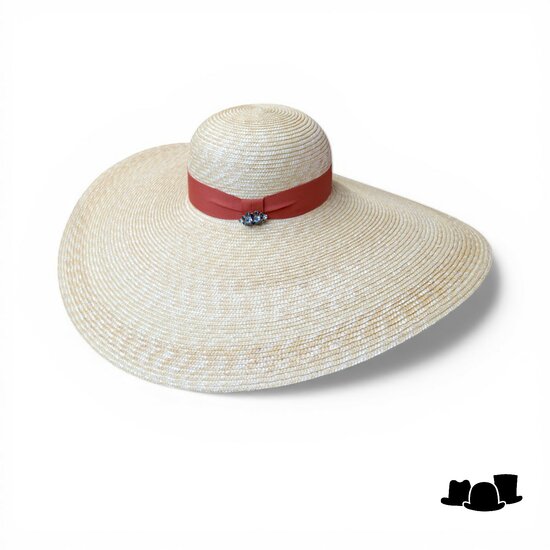 jos van dijck oversized flaphoed veronica bandstro naturel