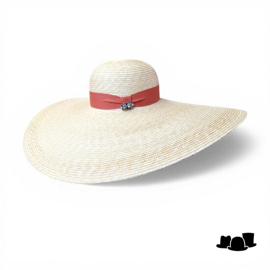 jos van dijck oversized flaphoed veronica bandstro naturel