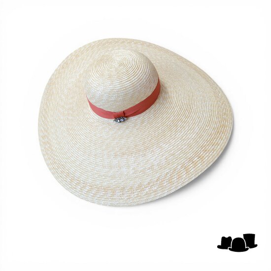 jos van dijck oversized flaphoed veronica bandstro naturel