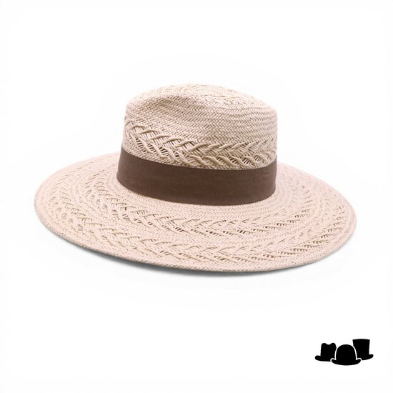 jos van dijck brede rand fedora valencia cellulose naturel