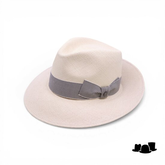 vintimilla fedora montecristi panama naturel stripes
