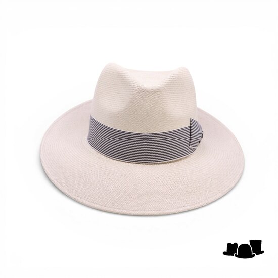 vintimilla fedora montecristi panama naturel stripes