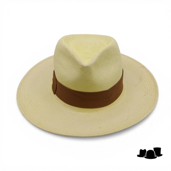 vintimilla fedora panama bespoke brede rand geel