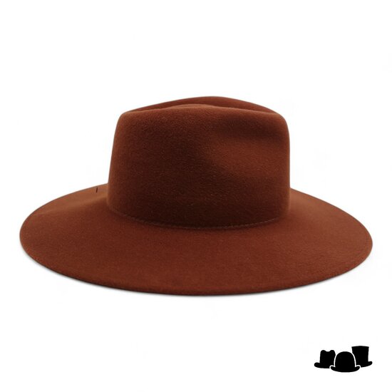 weba hats fedora 9100 velourvilt cognac