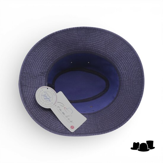 crambes safari outdoor hoed katoen donkerblauw