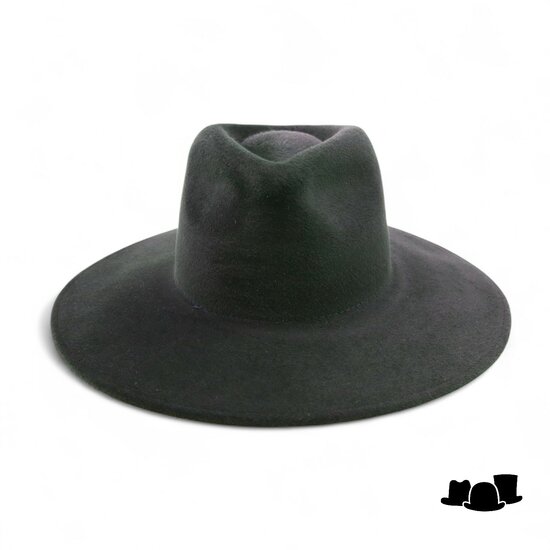 weba hats fedora 9100 velourvilt flessengroen