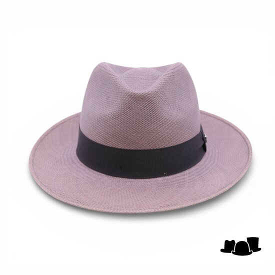 vintimilla fedora klassiek panama grijs