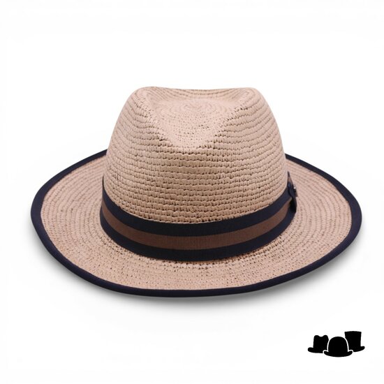 vintimilla fedora klassiek sydney panama crochet stone