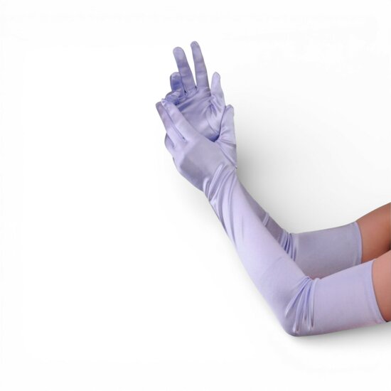 gala handschoenen cubanita satijn lavandula
