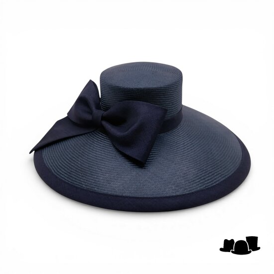 whiteley occasion hat wide brim parasisal charlotte navy