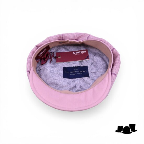 alfonso deste ballonpet krizia zomerwol tartan pink