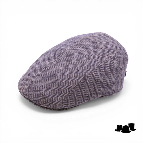 alfonso deste ivy pet hannover zijdemix visgraat blauw