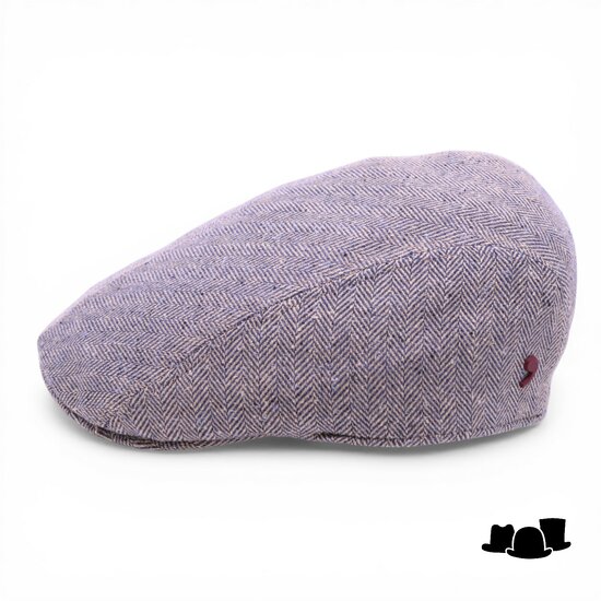 alfonso deste ivy pet hannover zijdemix visgraat blauw