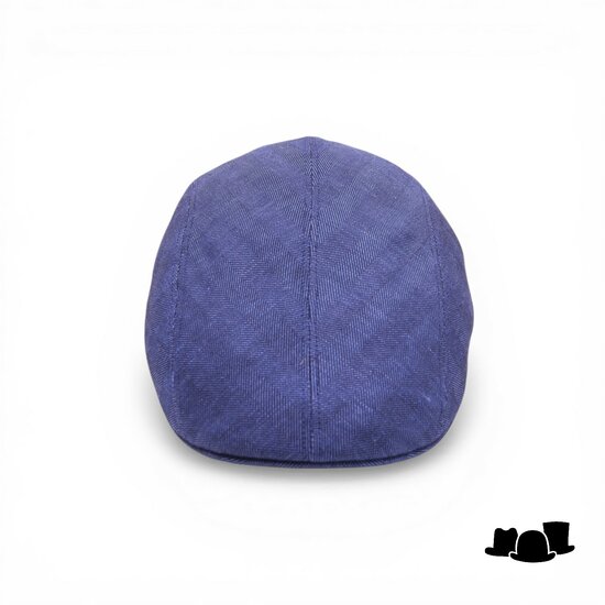 alfonso deste ivy pet hannover linnenmix fijne visgraat blauw