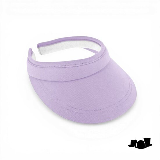 fiebig zonneklep beugel katoen lilac
