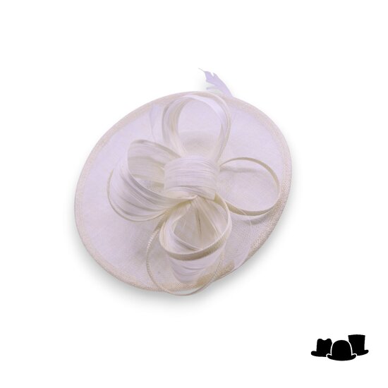 maddox occasion disc 185 loops sinamay buntal ivory