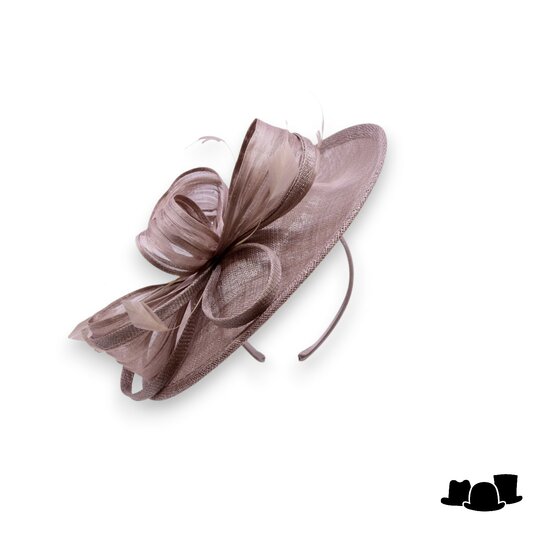 maddox occasion disc 185 loops sinamay buntal coffee