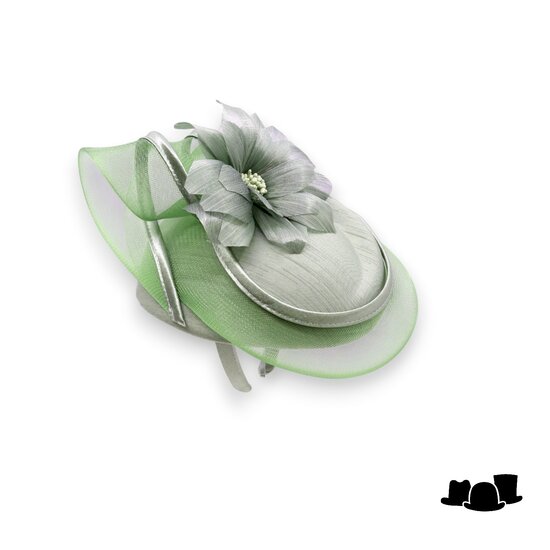 maddox fascinator 179 dopje  sinamay buntal crine salie